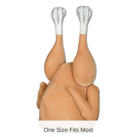 6 Pack Bulk Thanksgiving Plush Turkey Hat