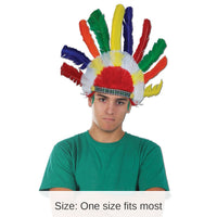 12 Pack Bulk Thanksgiving Native American Headdress