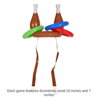 12 Pack Bulk Inflatable Drumstick Ring Toss Game