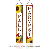 12 Pack Bulk Fall Fabric Door Panel Set