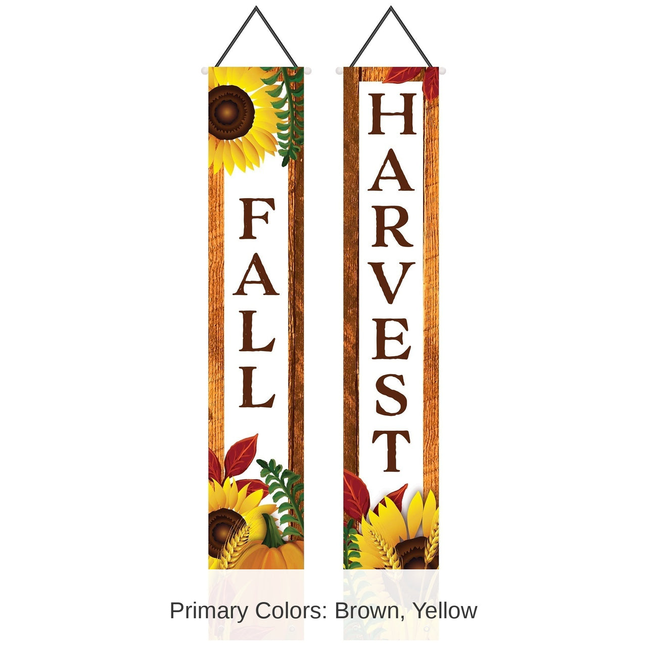 12 Pack Bulk Fall Fabric Door Panel Set