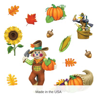 144 Piece Bulk Thanksgiving Fall Clings