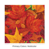 192 Pack Bulk Thanksgiving Fall Leaf Beverage Napkins