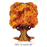 12 Pack Bulk Thanksgiving 3-D Fall Tree Centerpiece