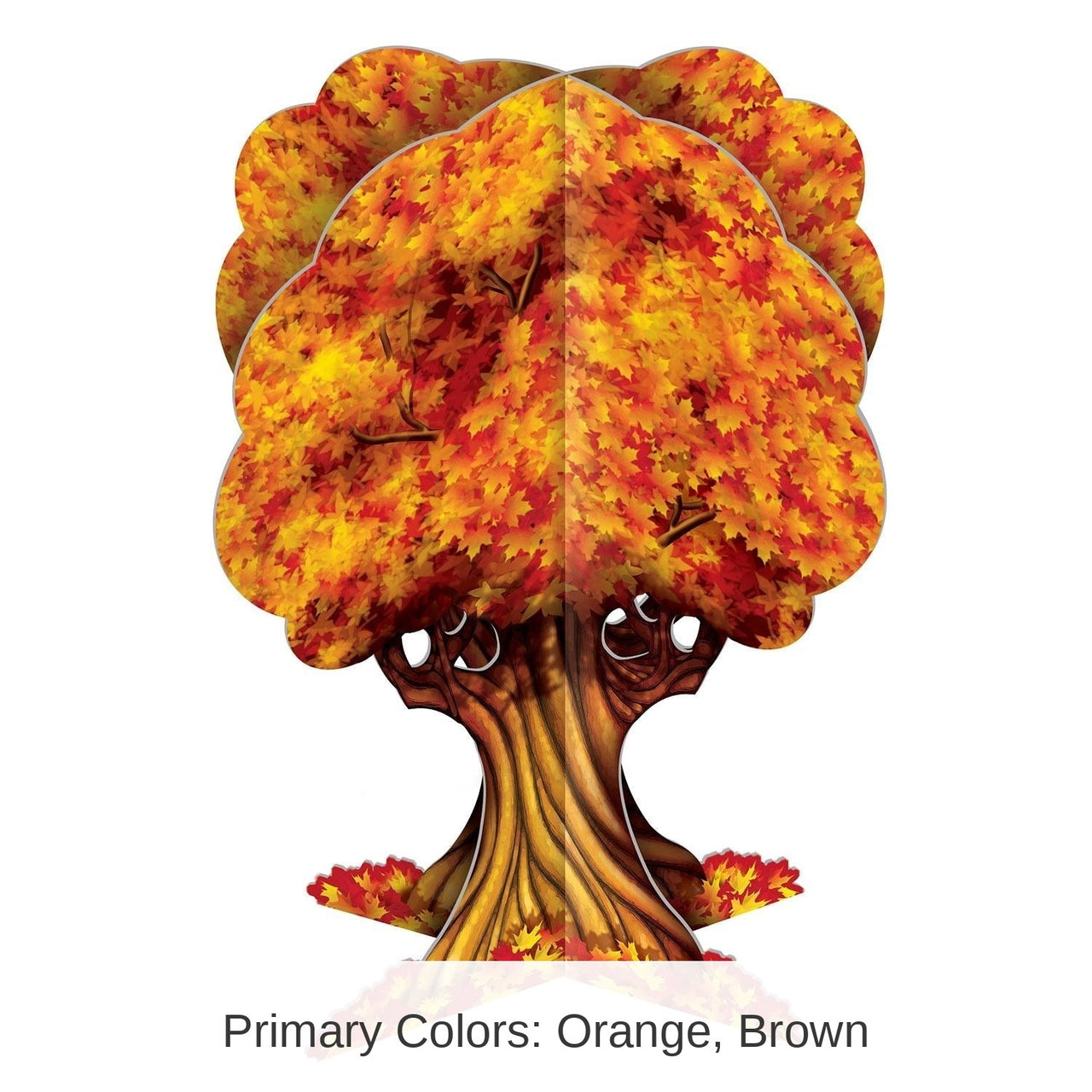 12 Pack Bulk Thanksgiving 3-D Fall Tree Centerpiece
