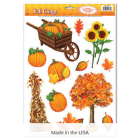 144 Piece Bulk Fall Clings