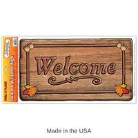 12 Pack Bulk Thanksgiving Autumn Welcome Sign Peel 'N Place Clings