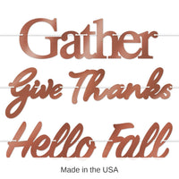 12 Pack Bulk Foil Fall Thanksgiving Streamer Set
