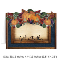 96 Pack Bulk Fall Thanksgiving Table Cards