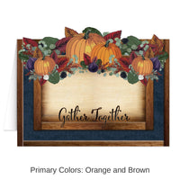 96 Pack Bulk Fall Thanksgiving Table Cards