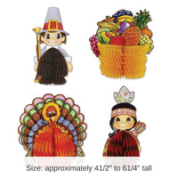 48 Pack Bulk Thanksgiving Mini Centerpieces