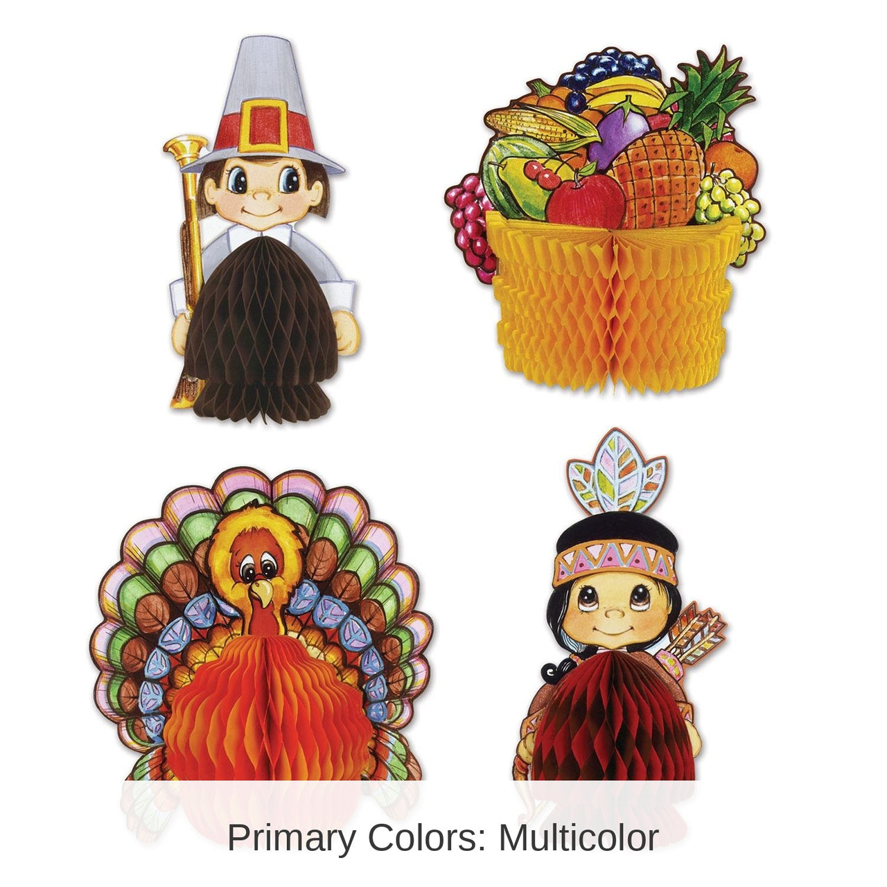 48 Pack Bulk Thanksgiving Mini Centerpieces