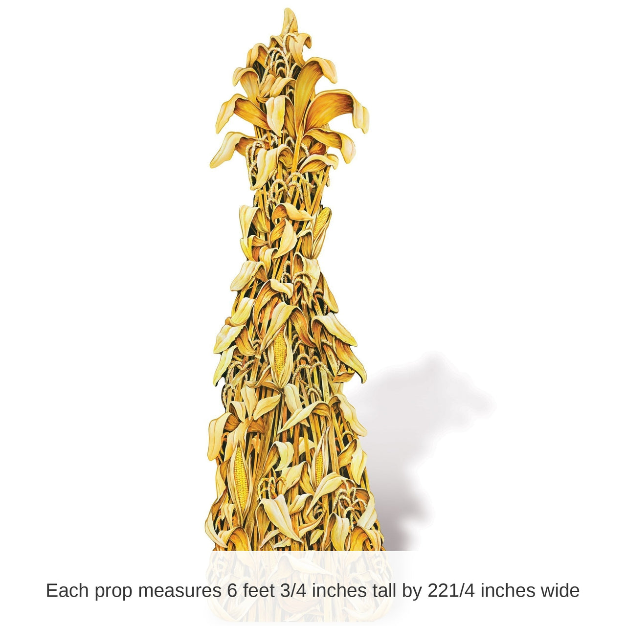 4 Pack Bulk 6ft Cornshock Stand-Up Prop Fall & Farm Decor