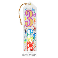 6 Pack Bulk 3rd Place Award Ribbon