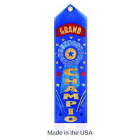 6 Pack Bulk Grand Champion Award Ribbon