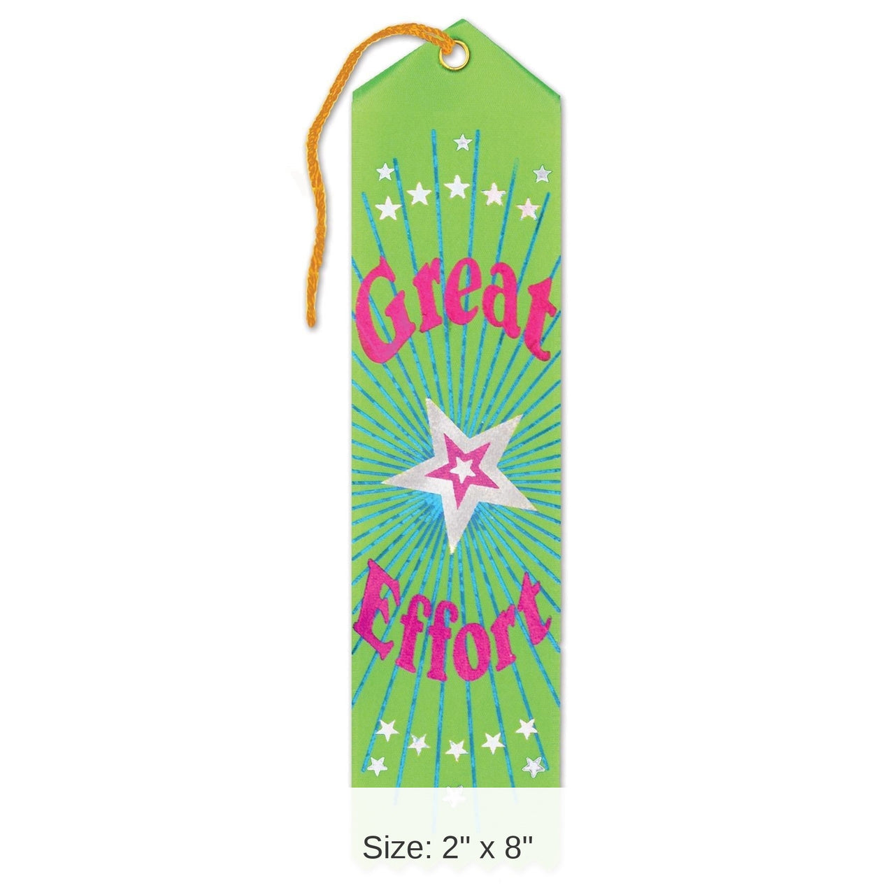 6 Pack Bulk Great Effort Award Ribbon