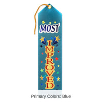 6 Pack Bulk Most Improved Award Ribbon