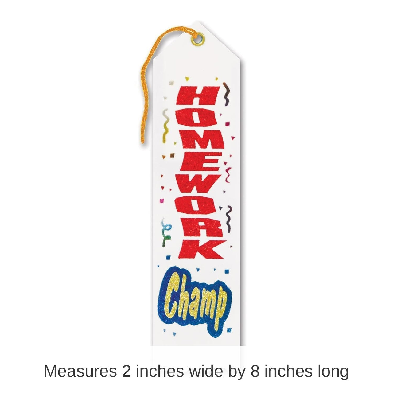 6 Pack Bulk Homework Champ Award Ribbon