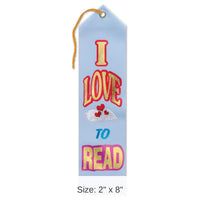 6 Pack Bulk I Love To Read Award Ribbon