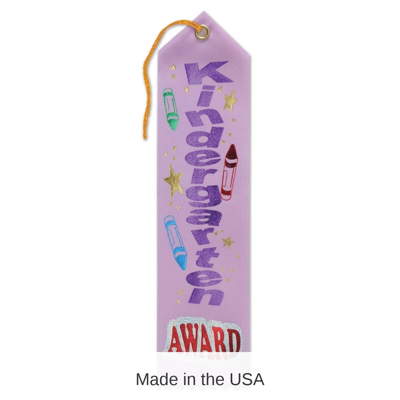 6 Pack Bulk Kindergarten Award Ribbon