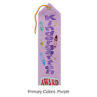 6 Pack Bulk Kindergarten Award Ribbon