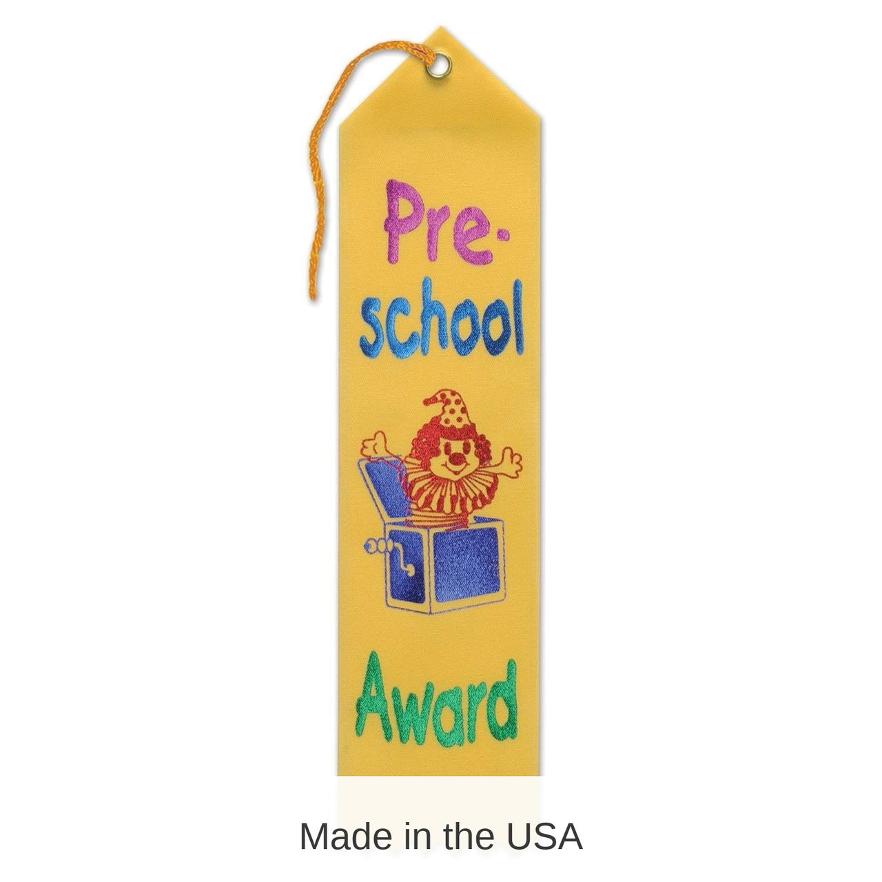 6 Pack Bulk Pre-School Award Ribbon
