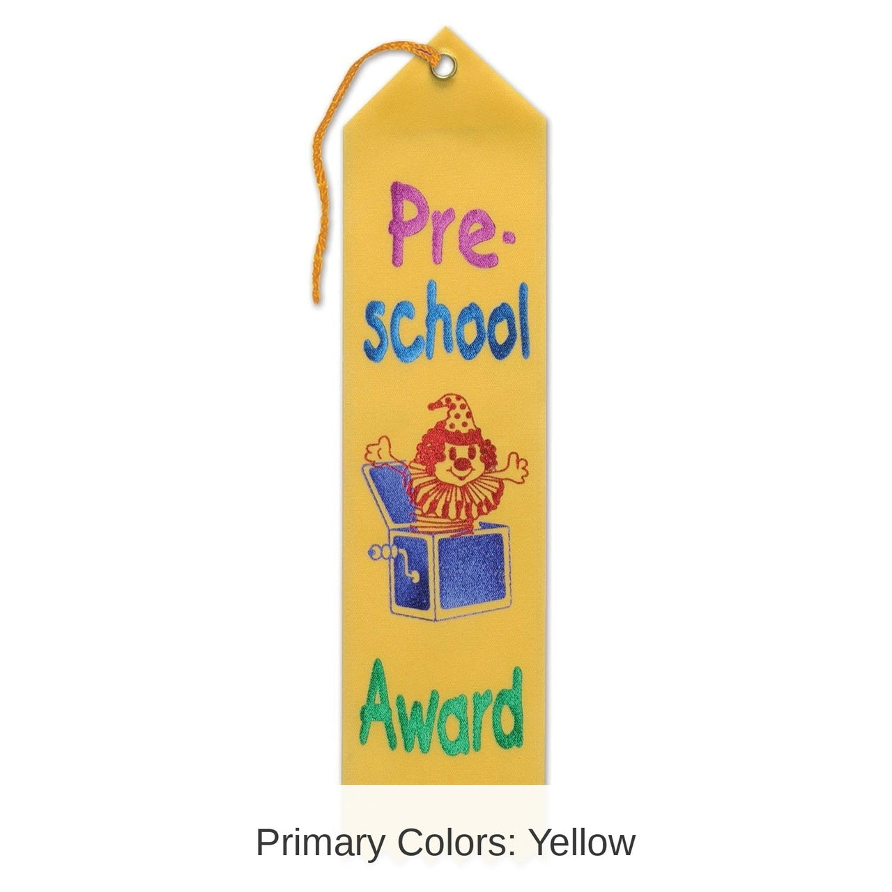6 Pack Bulk Pre-School Award Ribbon