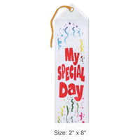 6 Pack Bulk My Special Day Award Ribbon