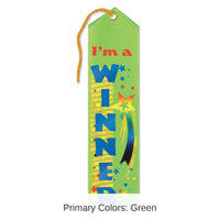 6 Pack Bulk I'm A Winner Award Ribbon