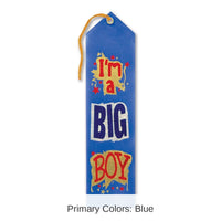 6 Pack Bulk I'm A Big Boy Award Ribbon