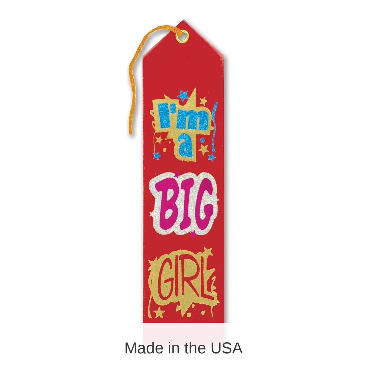 6 Pack Bulk I'm A Big Girl Award Ribbon