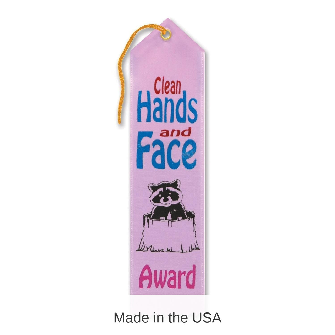 6 Pack Bulk Clean Hands/Face Award Ribbon