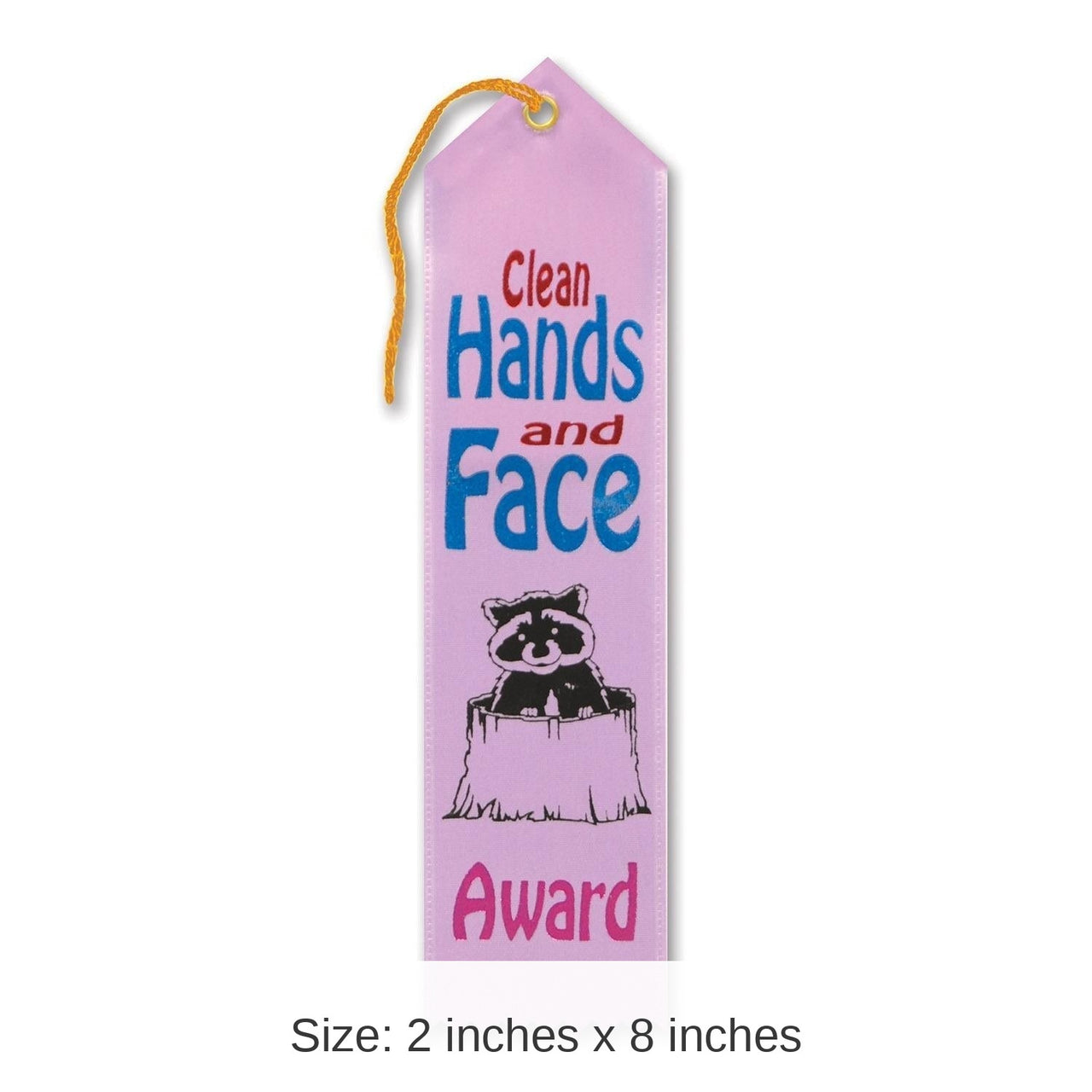 6 Pack Bulk Clean Hands/Face Award Ribbon