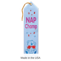 6 Pack Bulk Nap Champ Award Ribbon