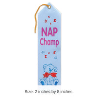6 Pack Bulk Nap Champ Award Ribbon