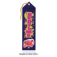 6 Pack Bulk Bedtime Champ Award Ribbon