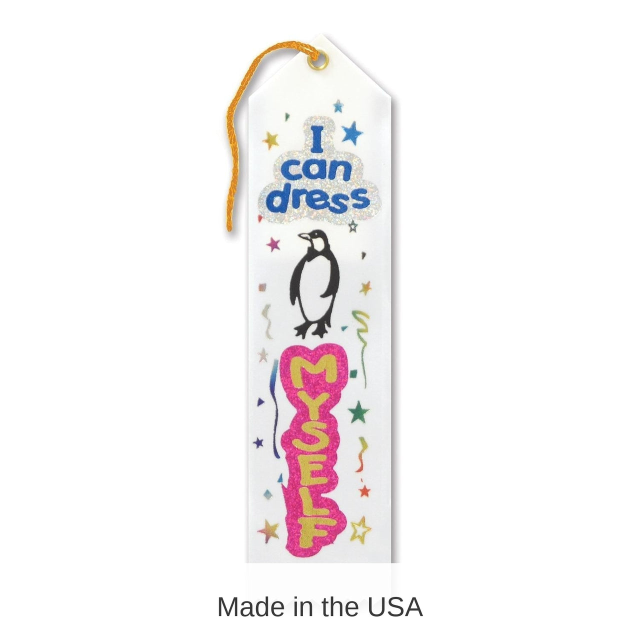 6 Pack Bulk I Can Dress Myself Award Ribbon