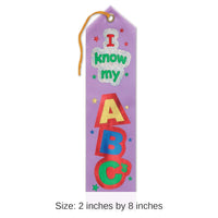 6 Pack Bulk I Know My ABC's Award Ribbon