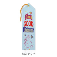 6 Pack Bulk I'm A Good Listener Award Ribbon