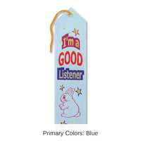 6 Pack Bulk I'm A Good Listener Award Ribbon