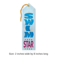 6 Pack Bulk Swim Star Award Party Ribbon
