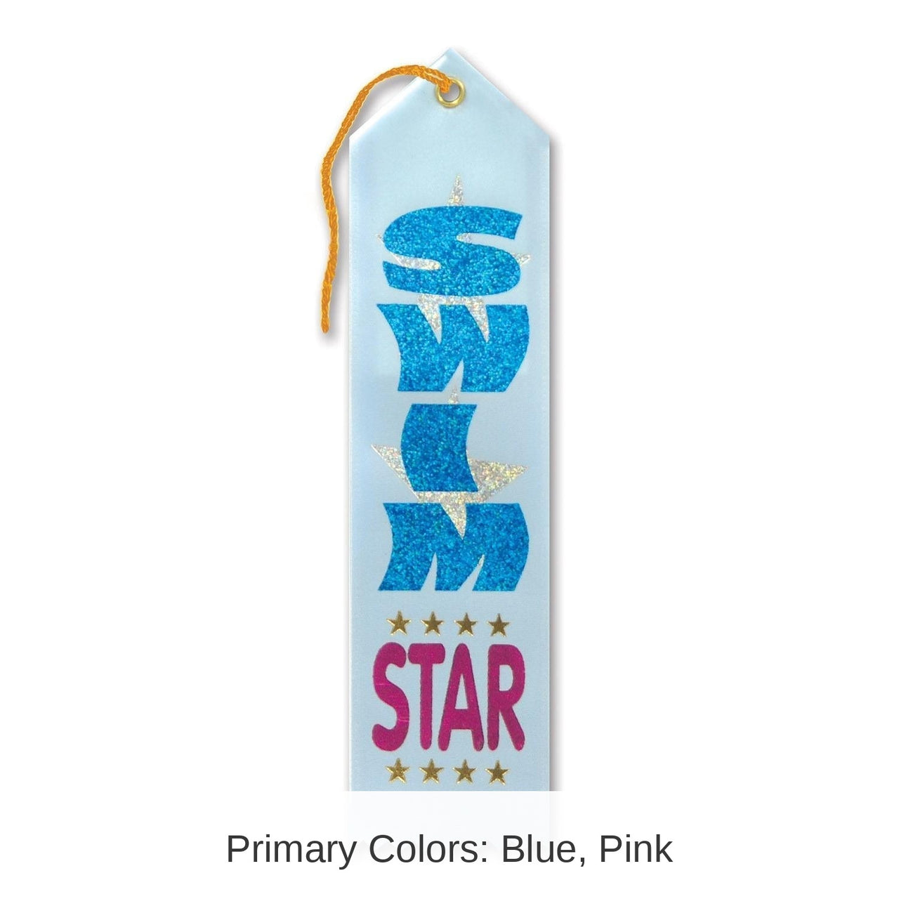 6 Pack Bulk Swim Star Award Party Ribbon