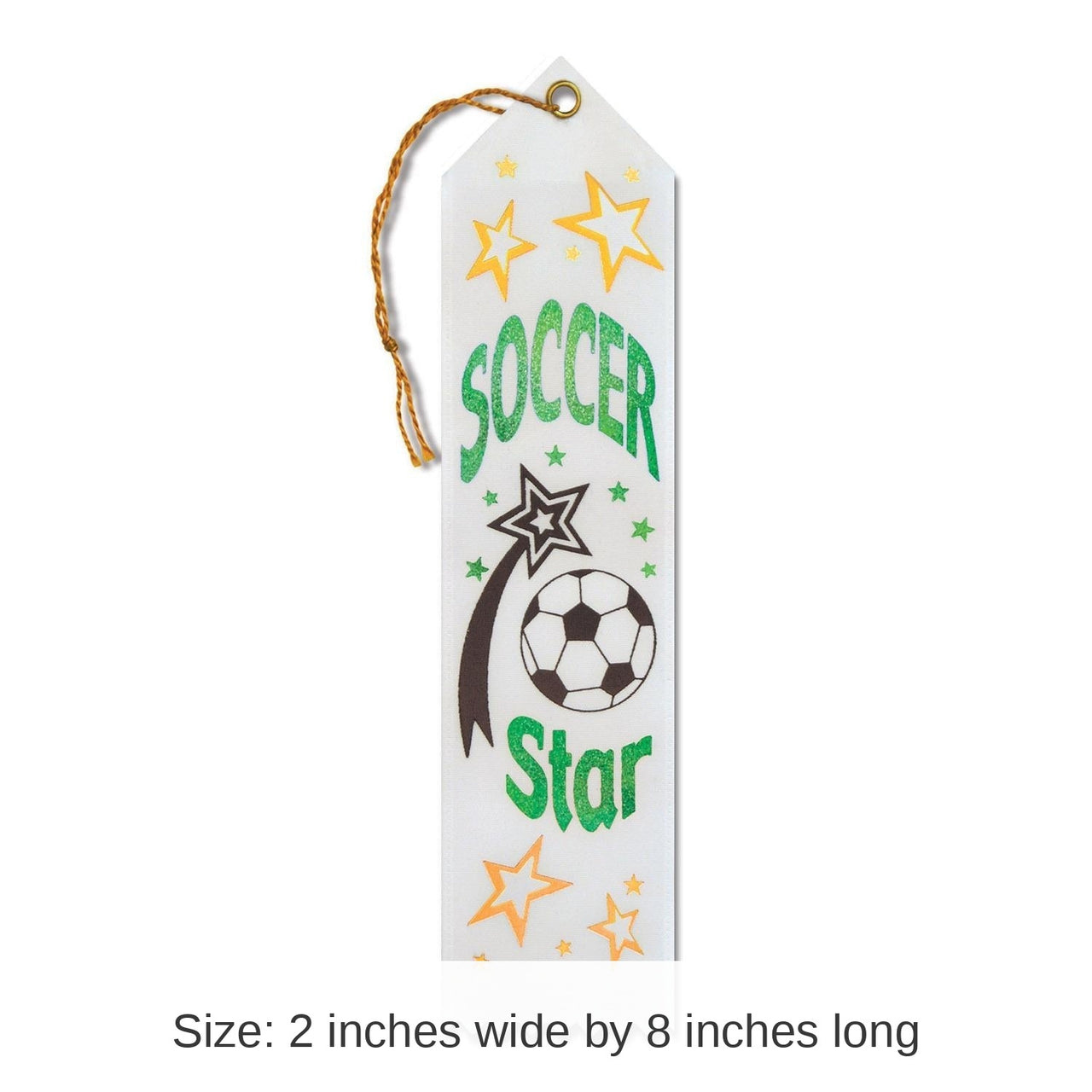 6 Pack Bulk Soccer Star Award Ribbon