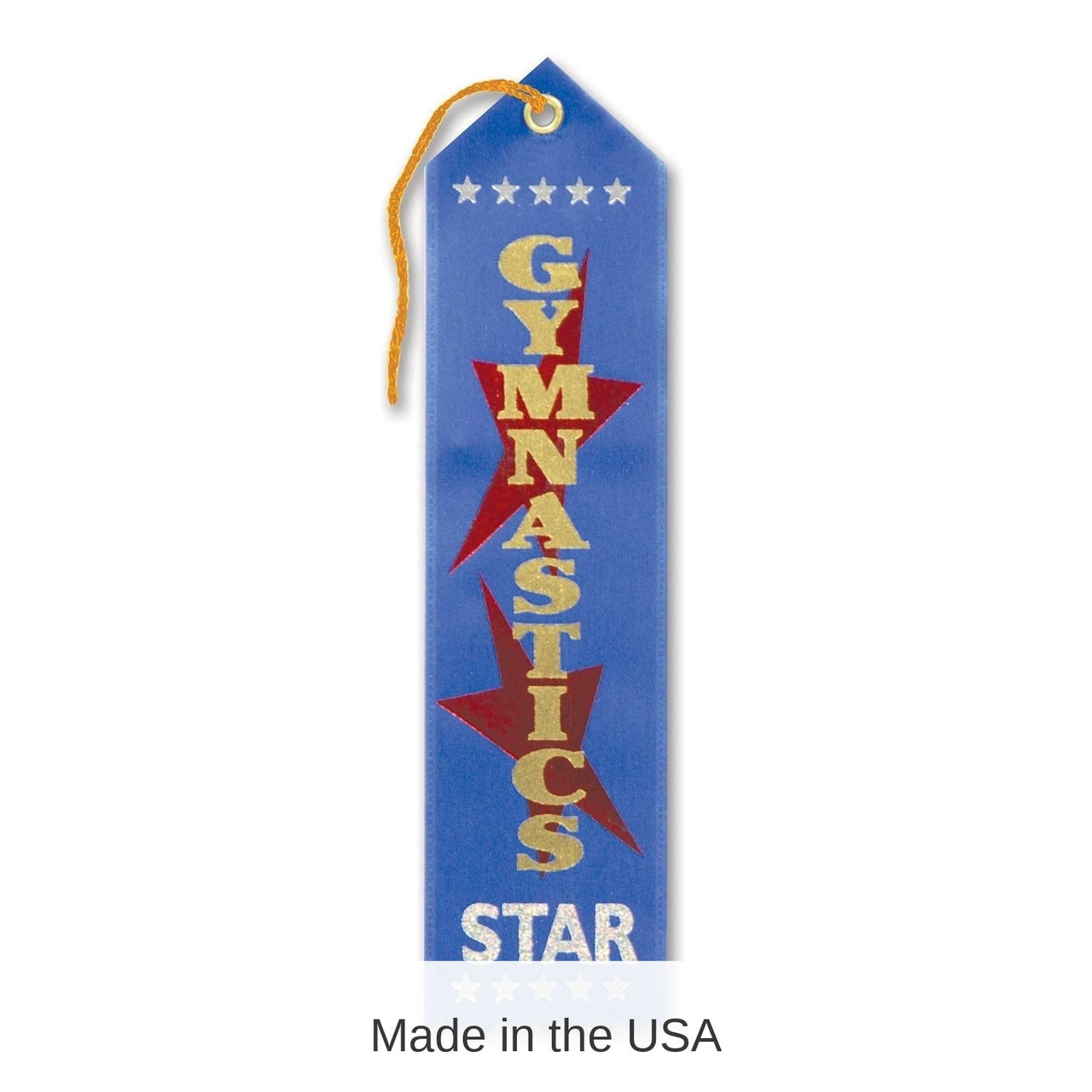 6 Pack Bulk Gymnastics Star Award Party Ribbon