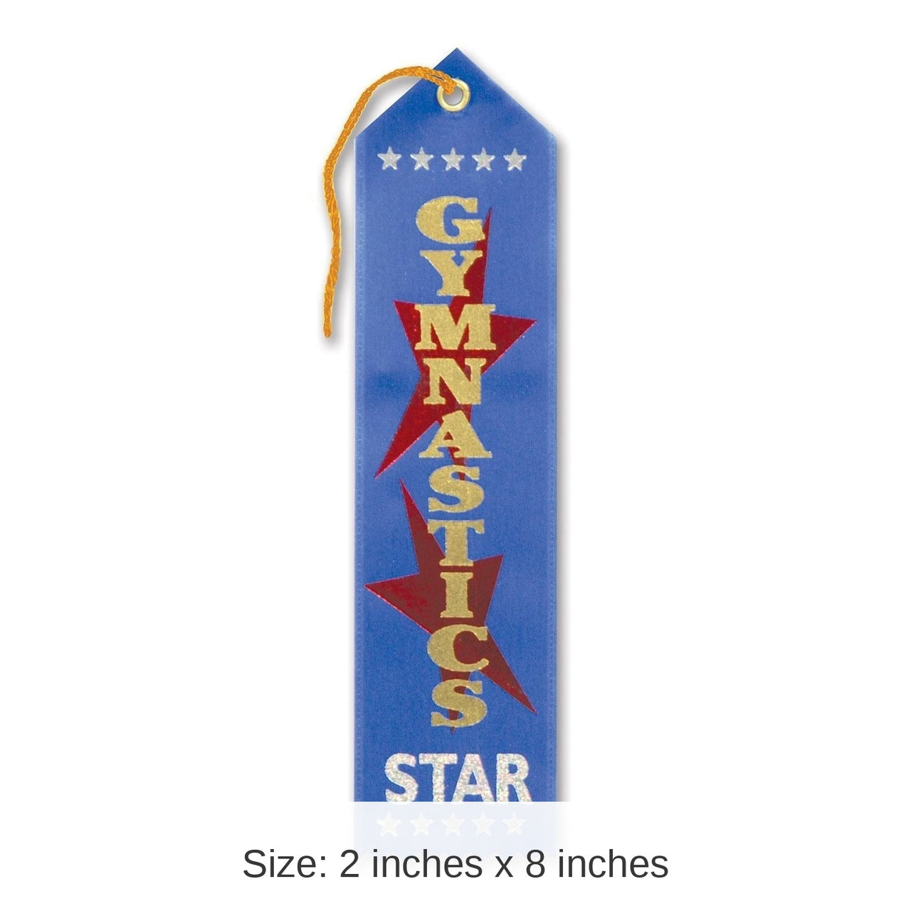 6 Pack Bulk Gymnastics Star Award Party Ribbon