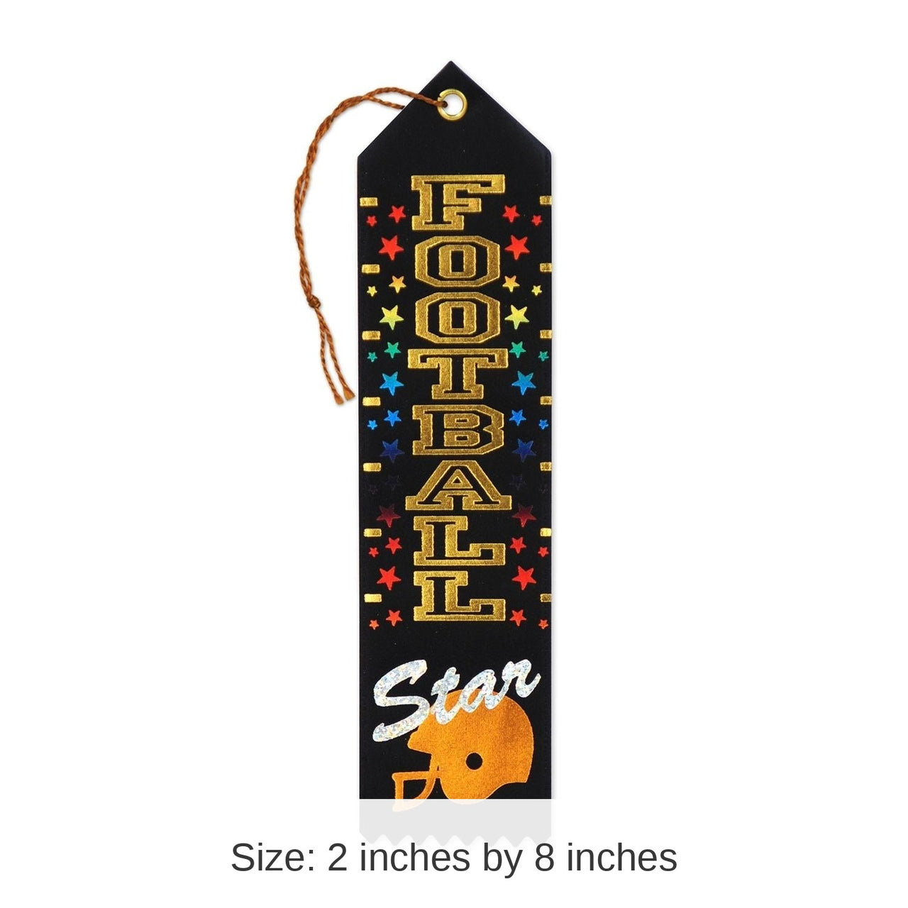 6 Pack Bulk Football Star Award Ribbon