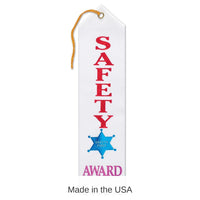 6 Pack Bulk Safety Award Ribbon