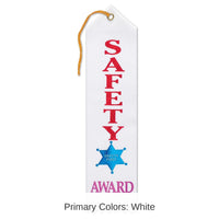 6 Pack Bulk Safety Award Ribbon