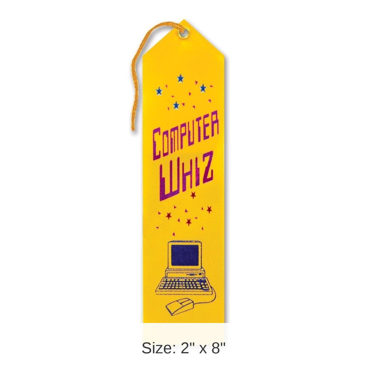 6 Pack Bulk Computer Whiz Award Ribbon