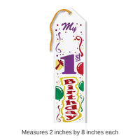 6 Pack Bulk My 1st Birthday Award Ribbon